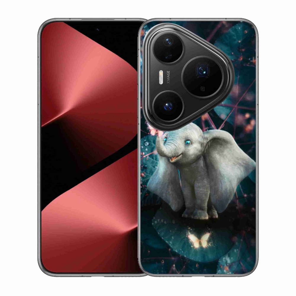 Gélový kryt mmCase na Huawei Pura 80 Pro - roztomilý slon