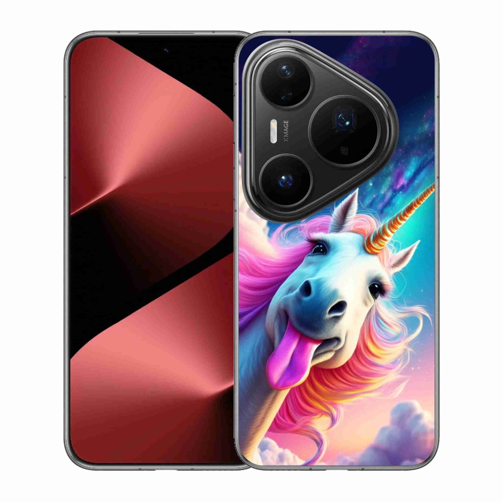 Gélový kryt mmCase na Huawei Pura 80 Pro - šialený jednorožec