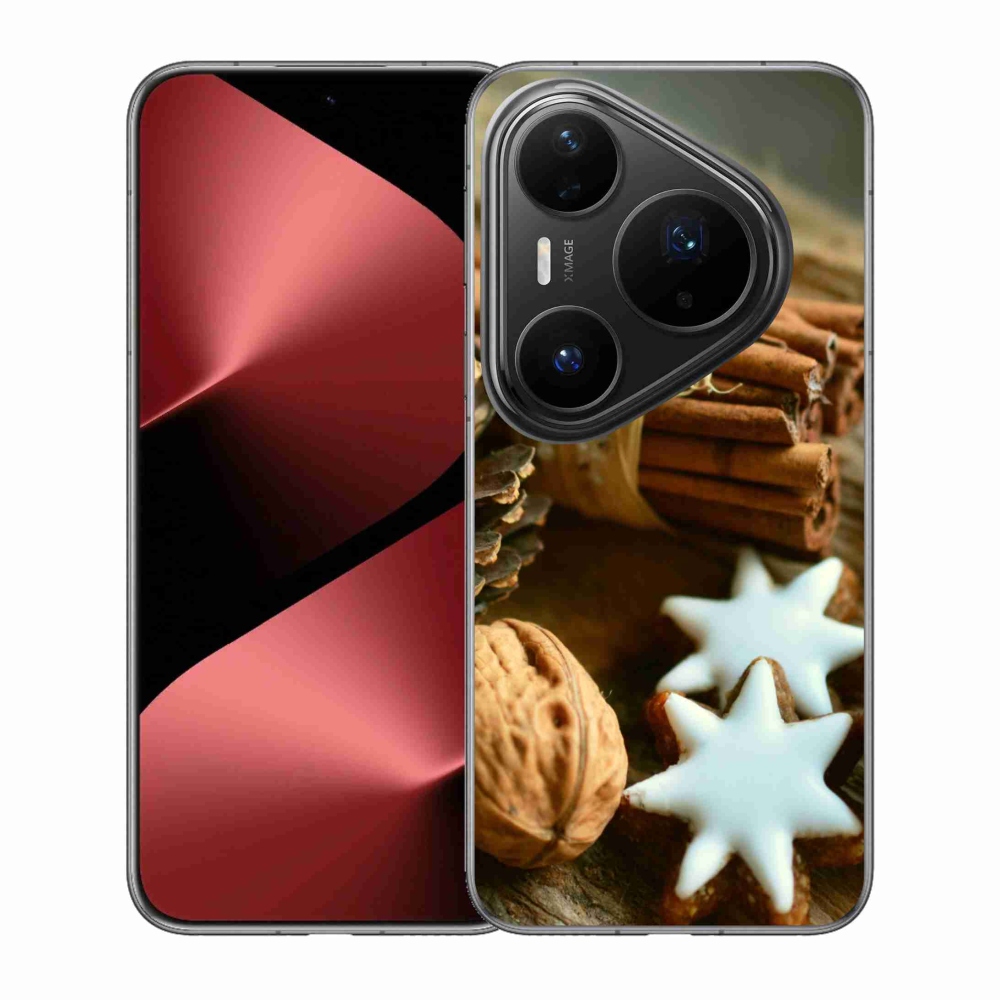 Gélový kryt mmCase na Huawei Pura 80 Pro - škorica a perníčky