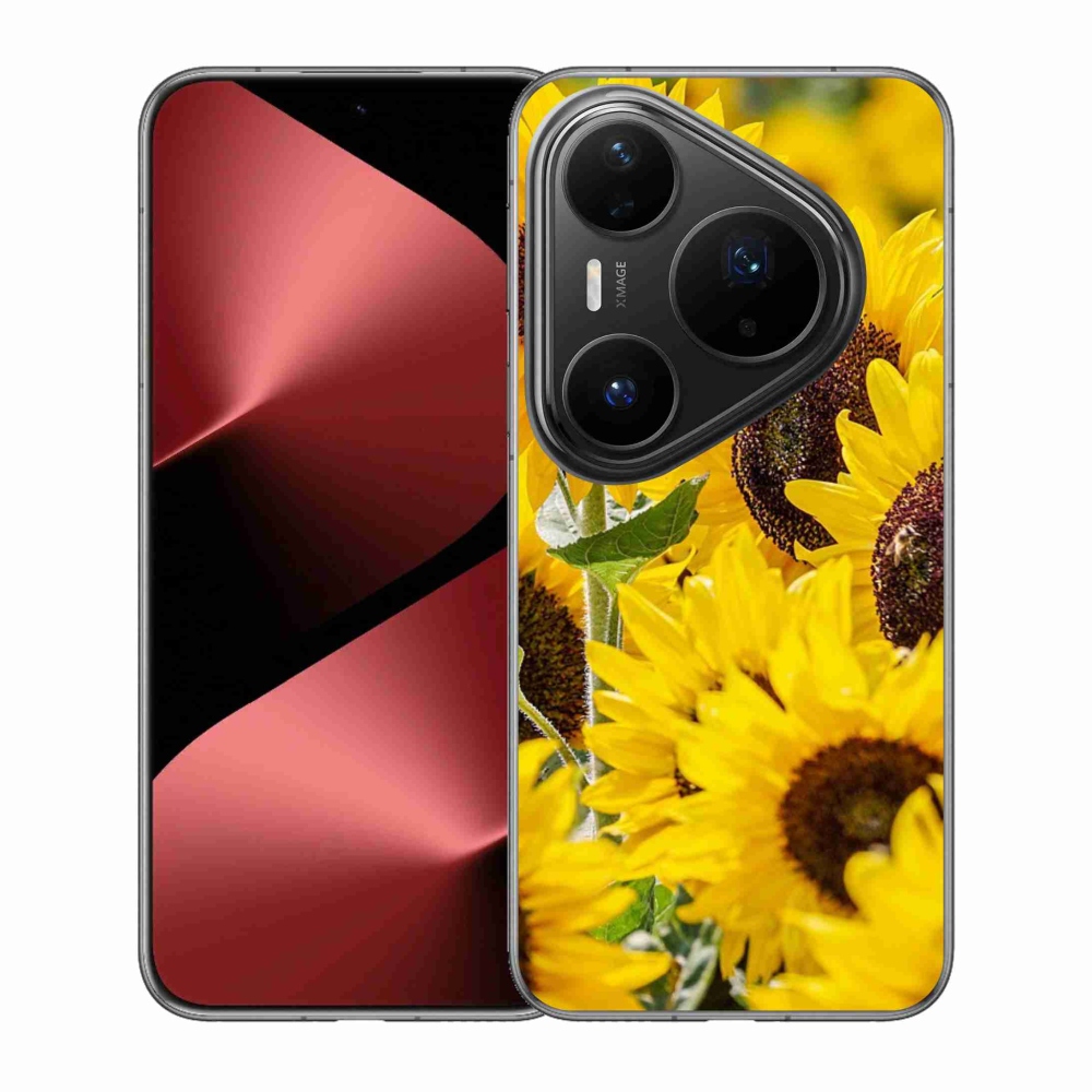 Gélový kryt mmCase na Huawei Pura 80 Pro - slnečnice