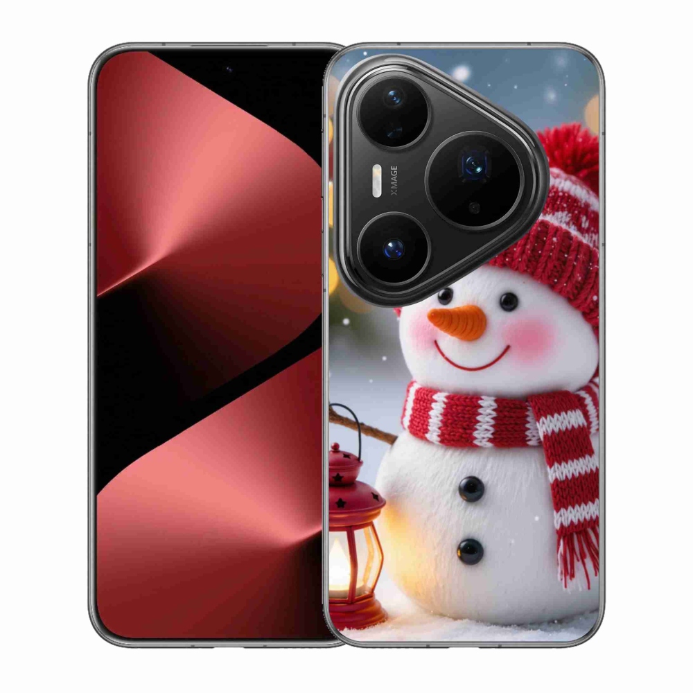 Gélový kryt mmCase na Huawei Pura 80 Pro - snehuliak 2