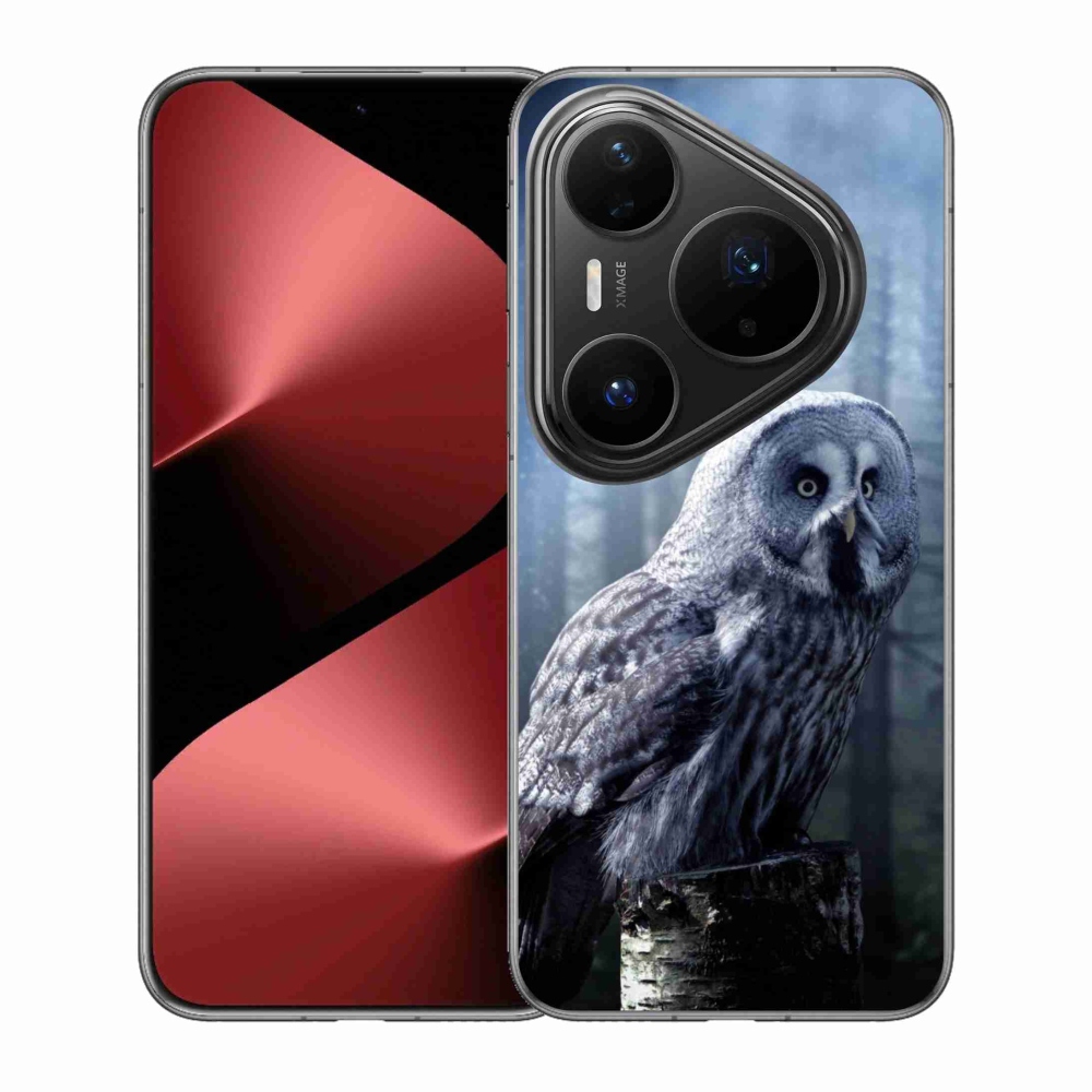 Gélový kryt mmCase na Huawei Pura 80 Pro - sova