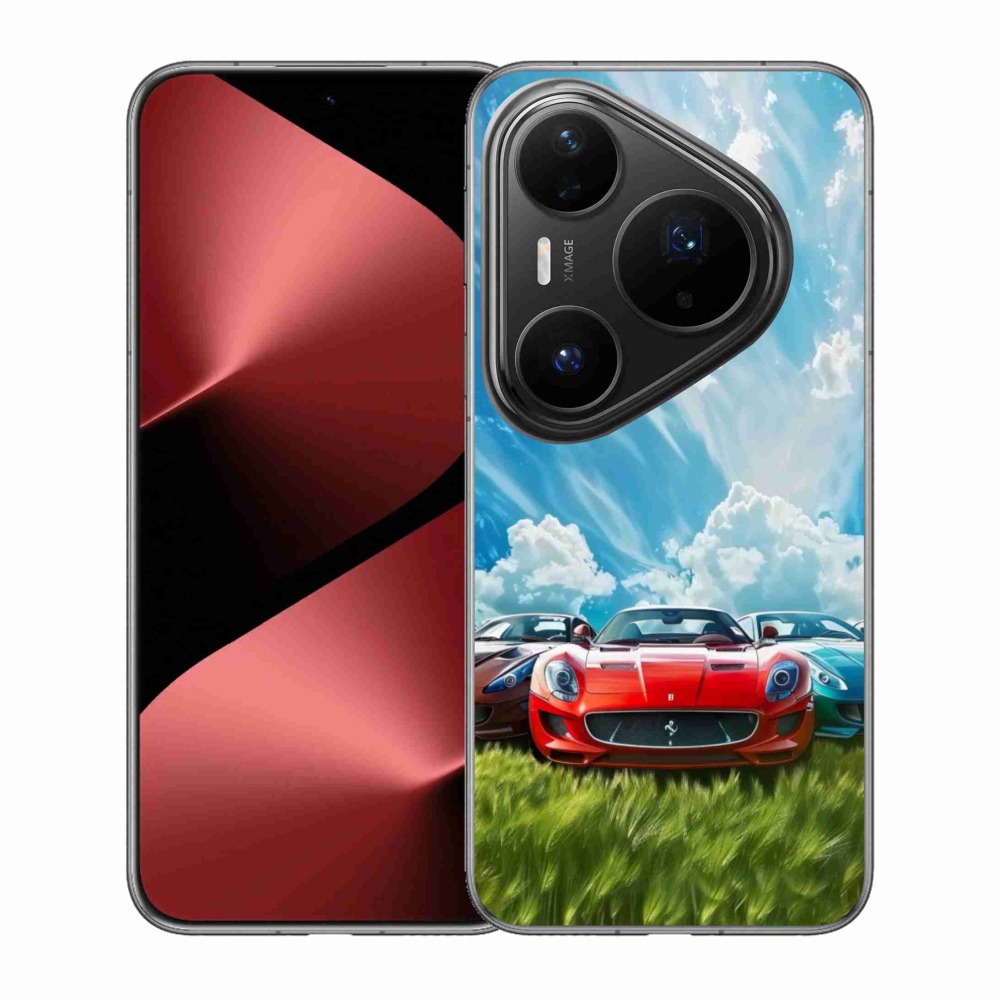 Gélový kryt mmCase na Huawei Pura 80 Pro - športové vozidlá