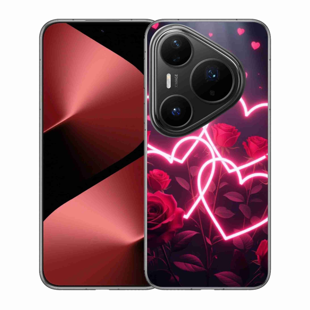 Gélový kryt mmCase na Huawei Pura 80 Pro - srdce lásky