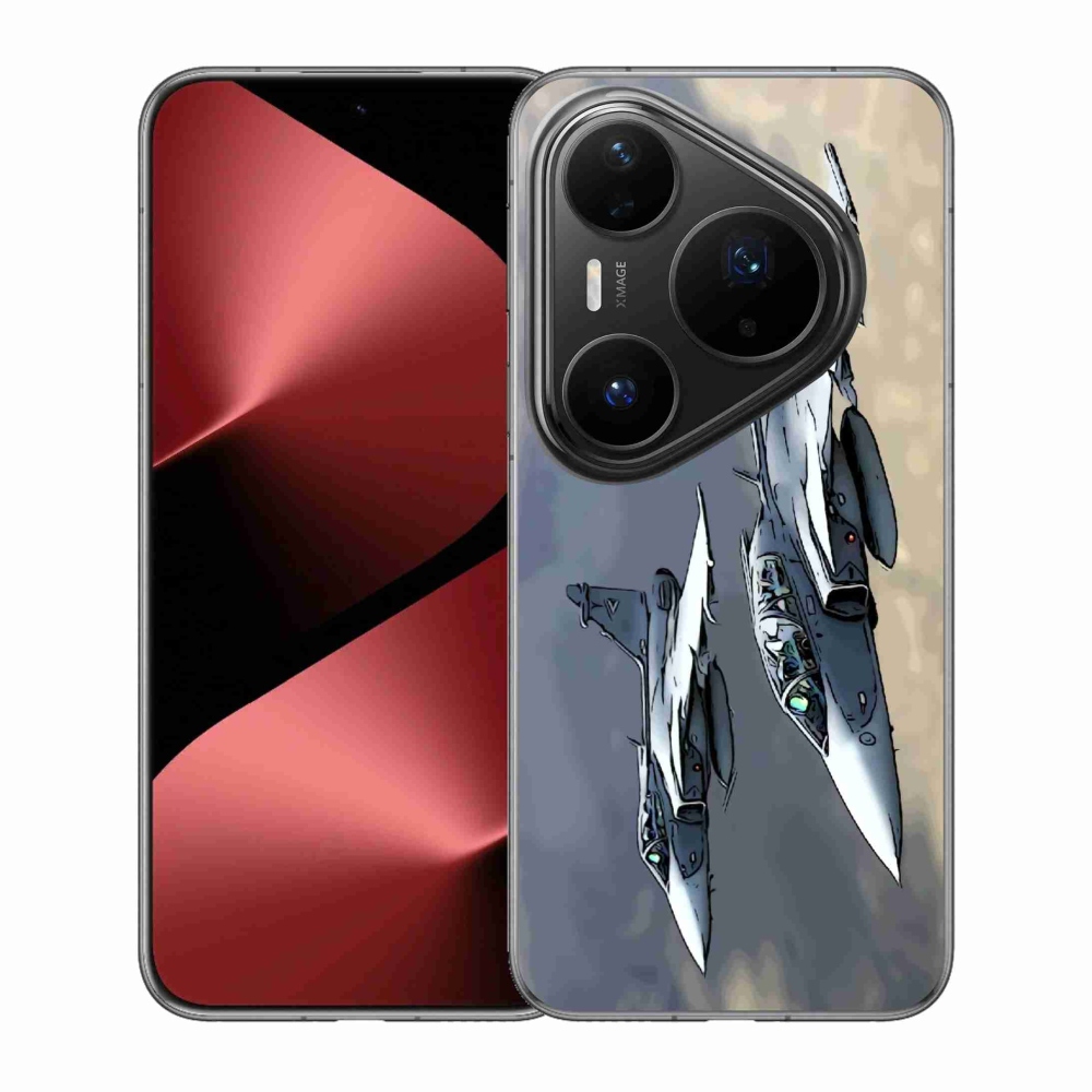 Gélový kryt mmCase na Huawei Pura 80 Pro - stíhačky