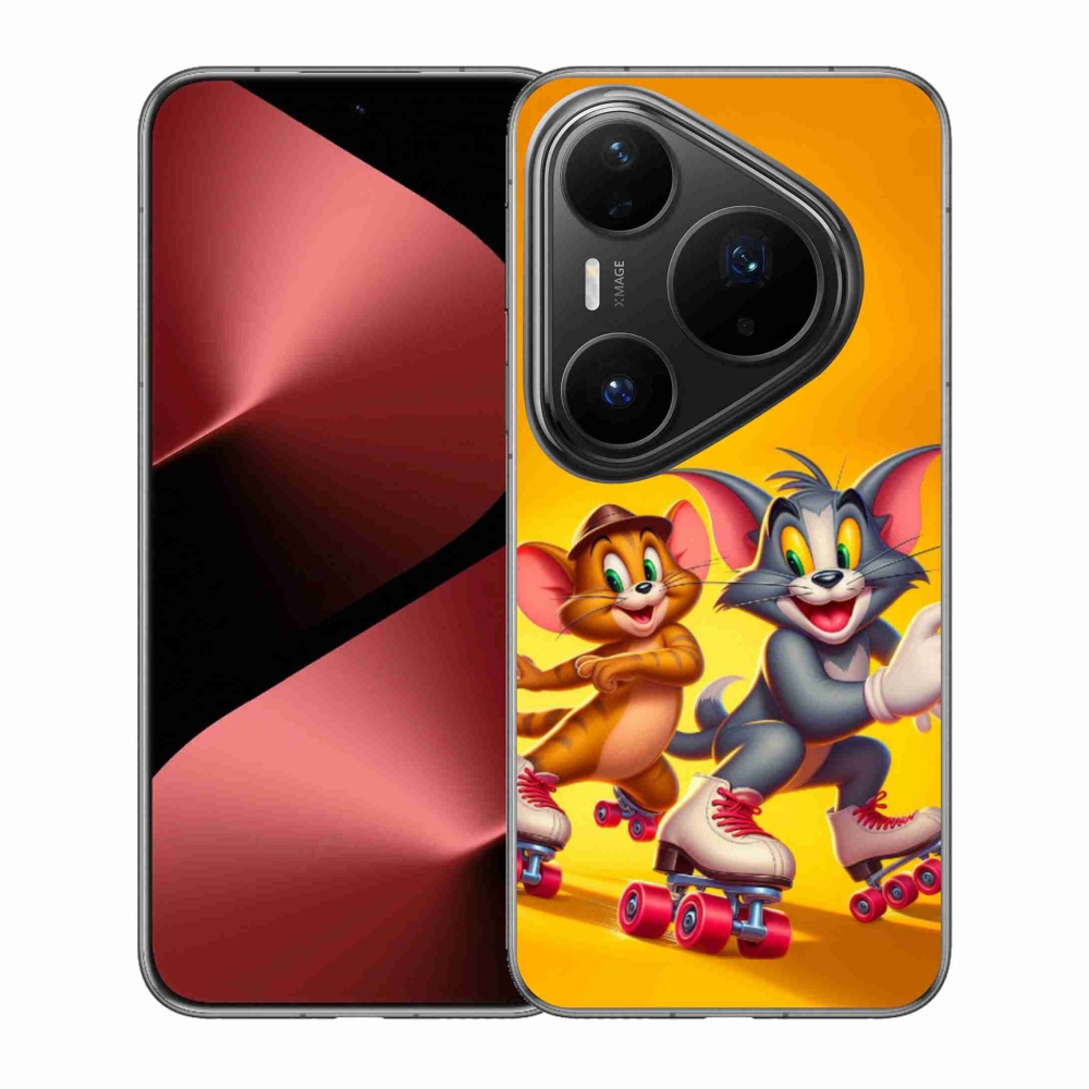 Gélový kryt mmCase na Huawei Pura 80 Pro - tom a jerry