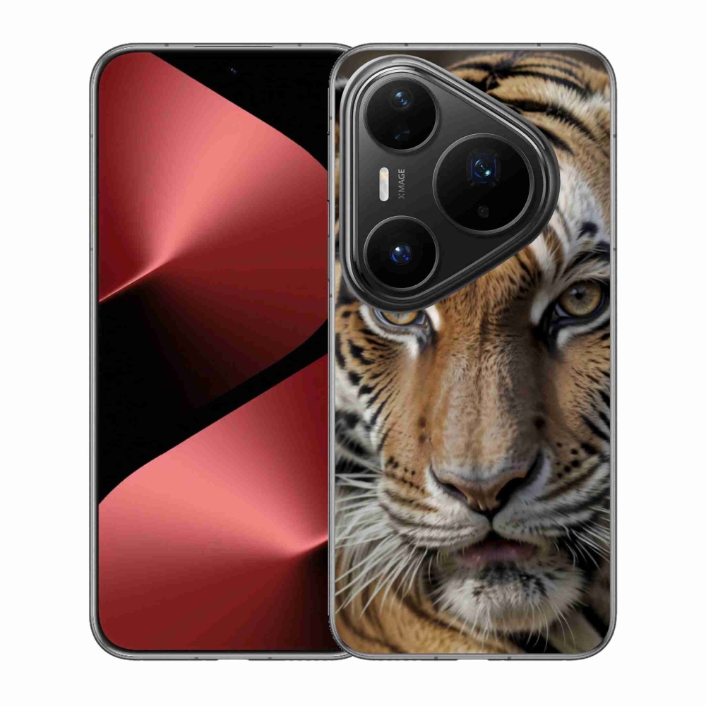 Gélový kryt mmCase na Huawei Pura 80 Pro - tigrie pohľad