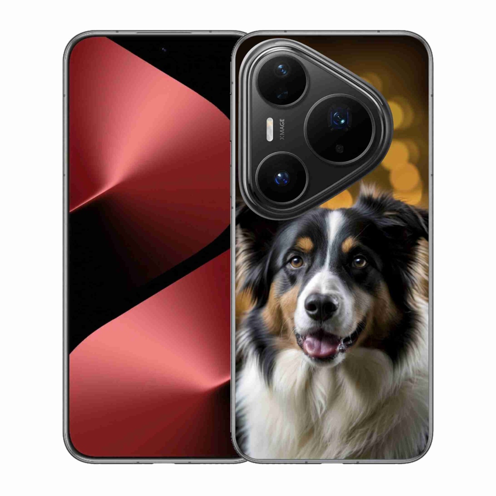 Gélový kryt mmCase na Huawei Pura 80 Pro - usmievavý austrálsky ovčiak