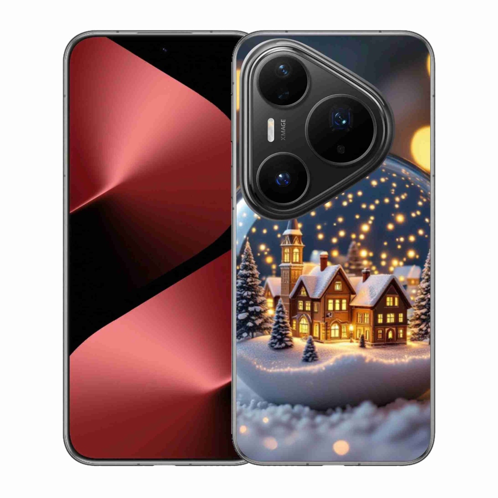 Gélový kryt mmCase na Huawei Pura 80 Pro - vianočné gule 4