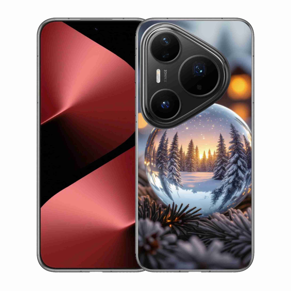 Gélový kryt mmCase na Huawei Pura 80 Pro - vianočná ozdoba