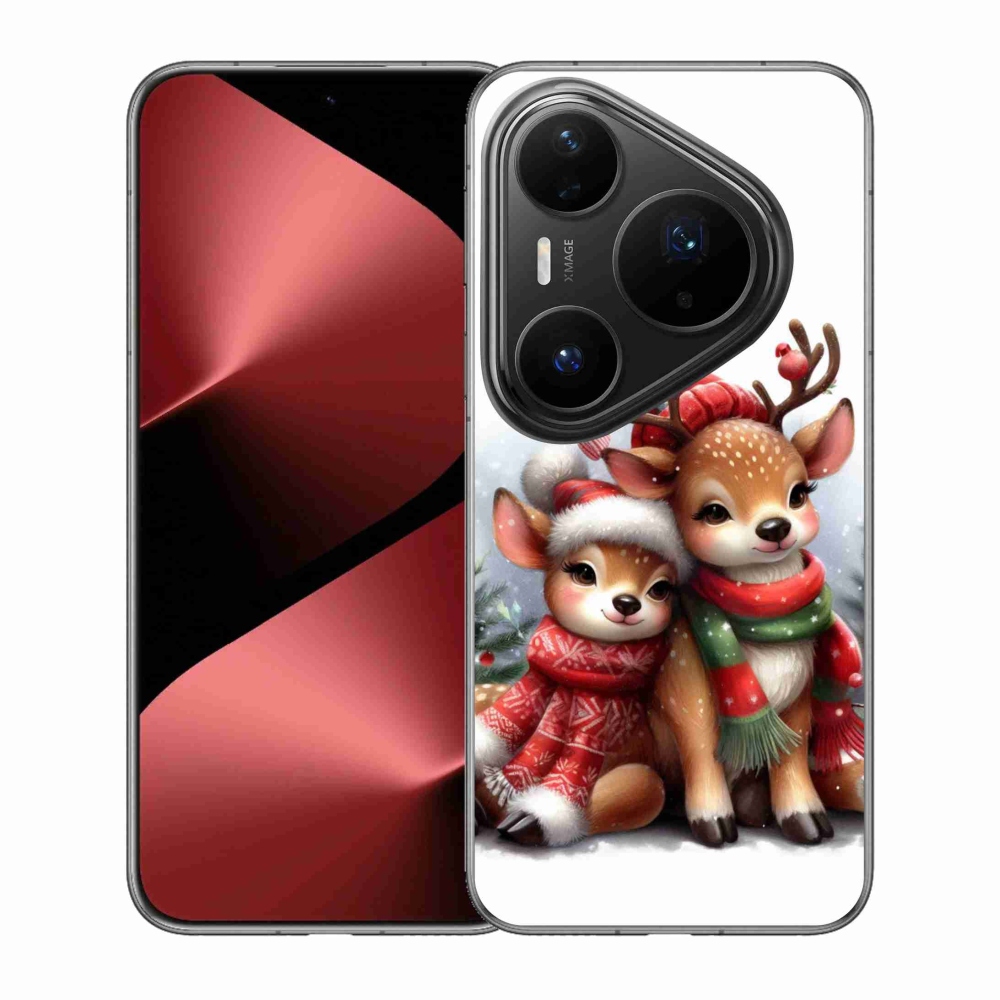 Gélový kryt mmCase na Huawei Pura 80 Pro - vianočné soby