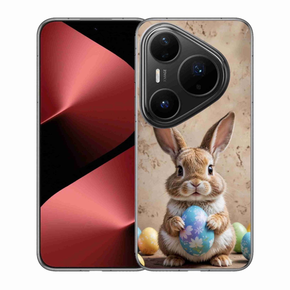Gélový kryt mmCase na Huawei Pura 80 Pro - veľkonočný zajačik