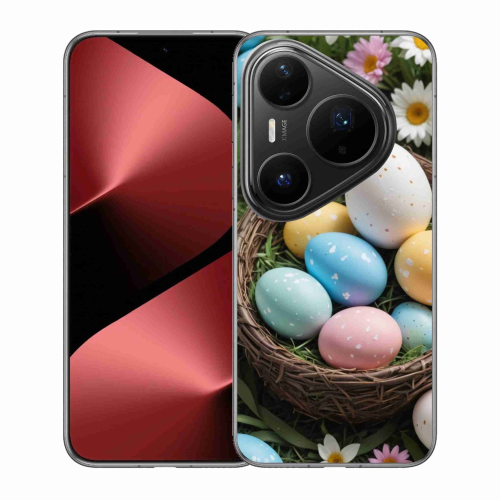 Gélový kryt mmCase na Huawei Pura 80 Pro - veľkonočné vajíčka 2