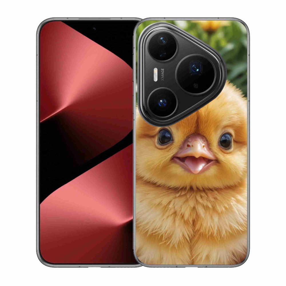 Gélový kryt mmCase na Huawei Pura 80 Pro - veselé kuriatko