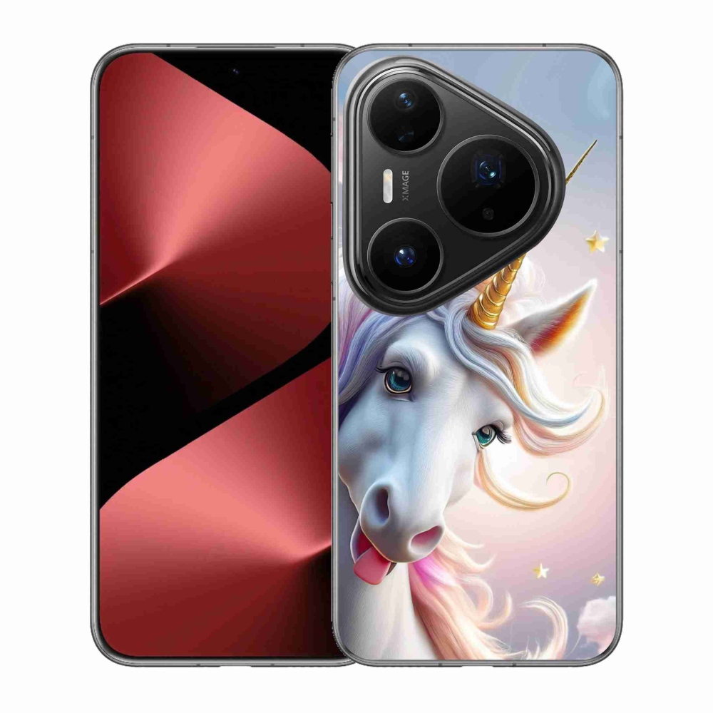 Gélový kryt mmCase na Huawei Pura 80 Pro - veselý jednorožec