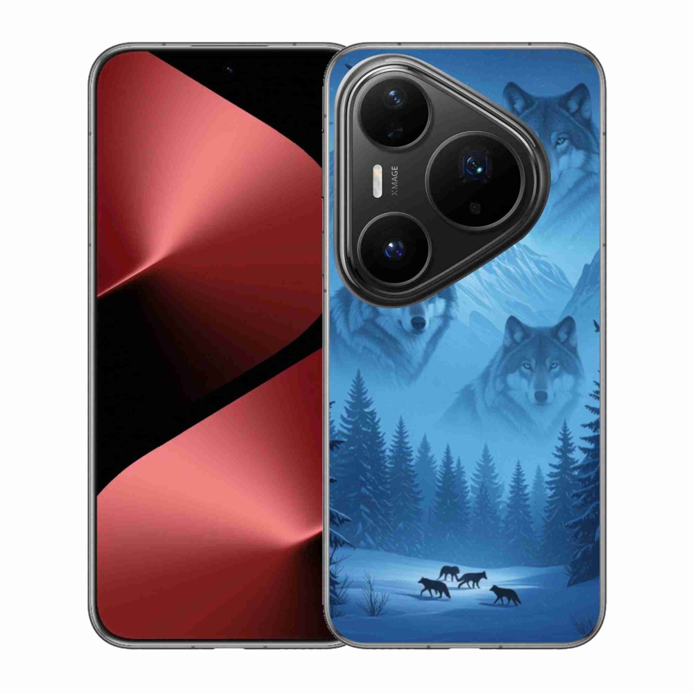 Gélový kryt mmCase na Huawei Pura 80 Pro - vlčia svorka