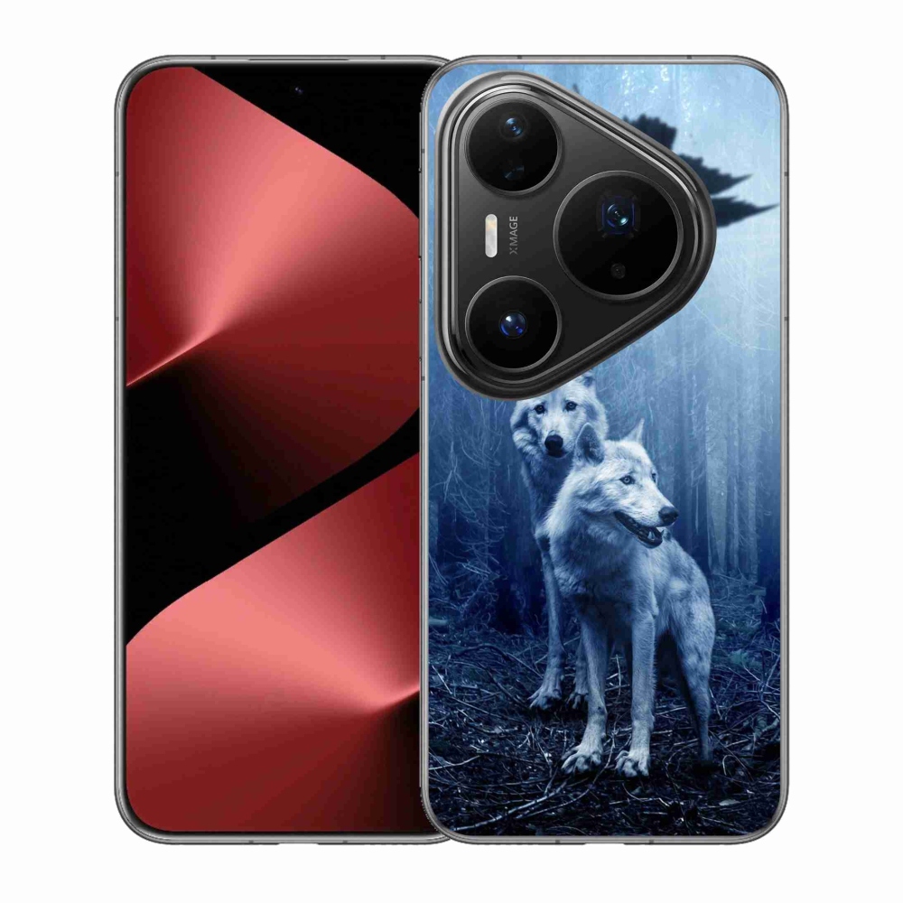 Gélový kryt mmCase na Huawei Pura 80 Pro - vlci v lese