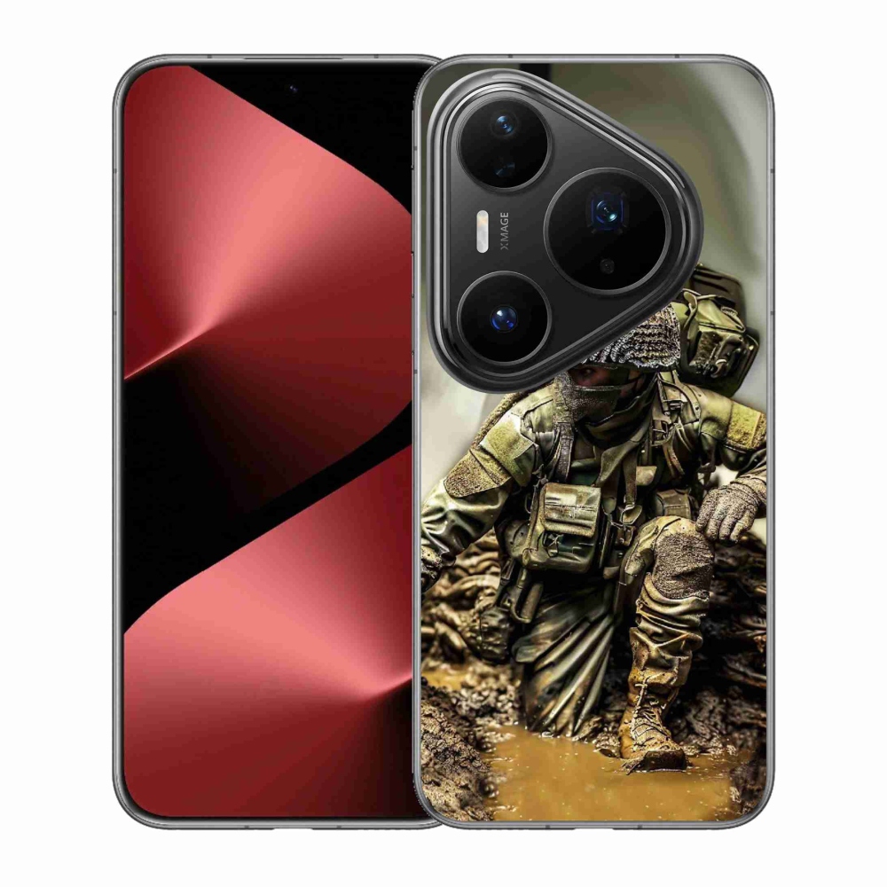 Gélový kryt mmCase na Huawei Pura 80 Pro - vojak