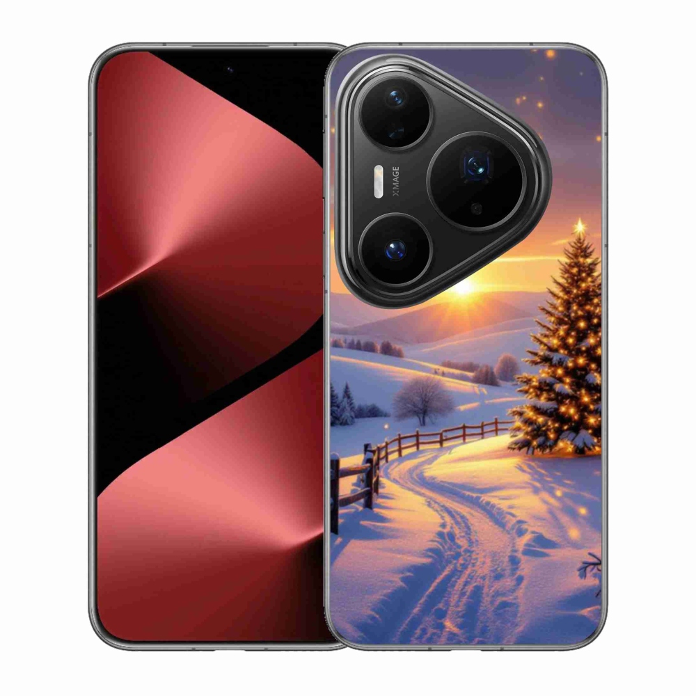 Gélový kryt mmCase na Huawei Pura 80 Pro - zimná krajina
