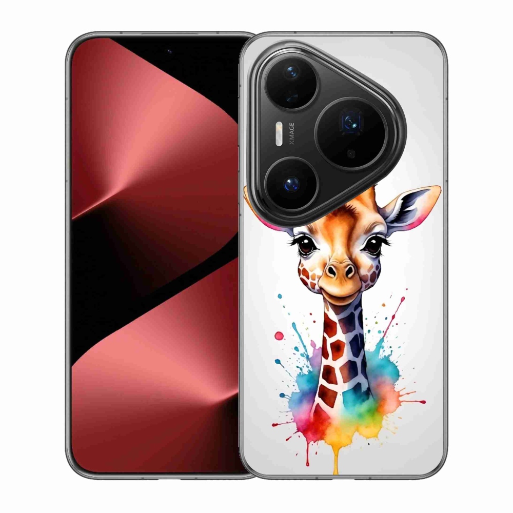 Gélový kryt mmCase na Huawei Pura 80 Pro - žirafa 1