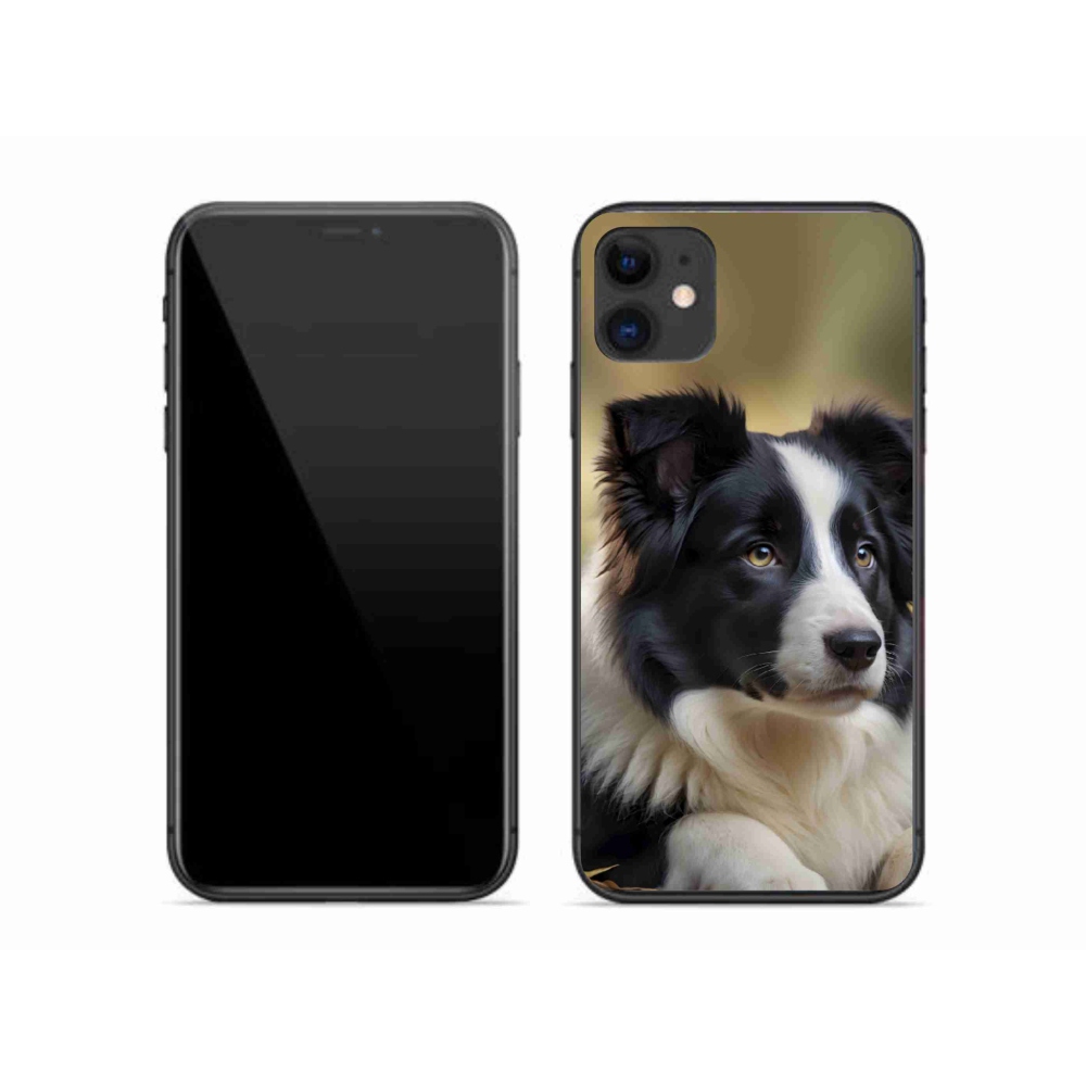 Gélový kryt mmCase na iPhone 11 - border kólia 2