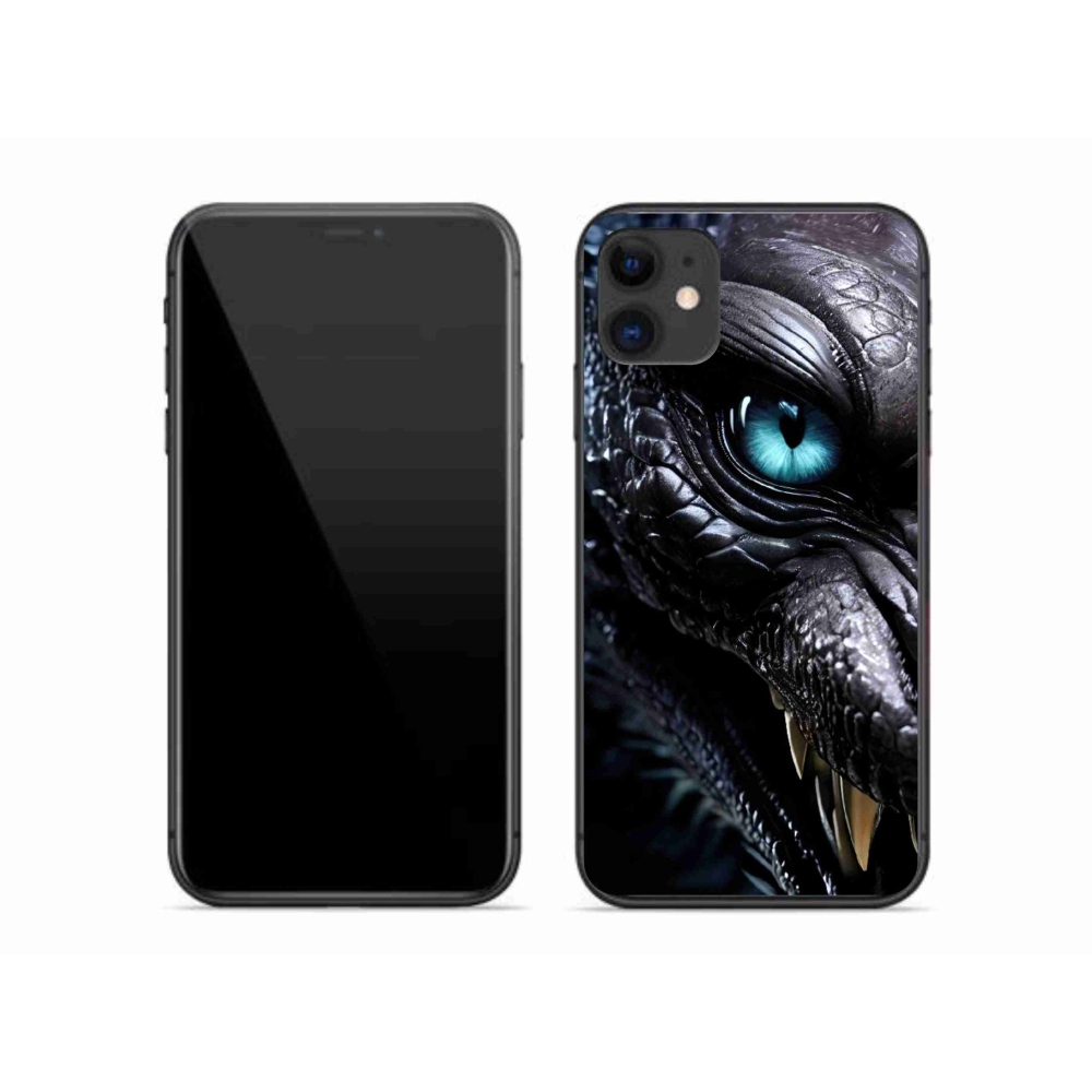 Gélový kryt mmCase na iPhone 11 - dračí pohľad