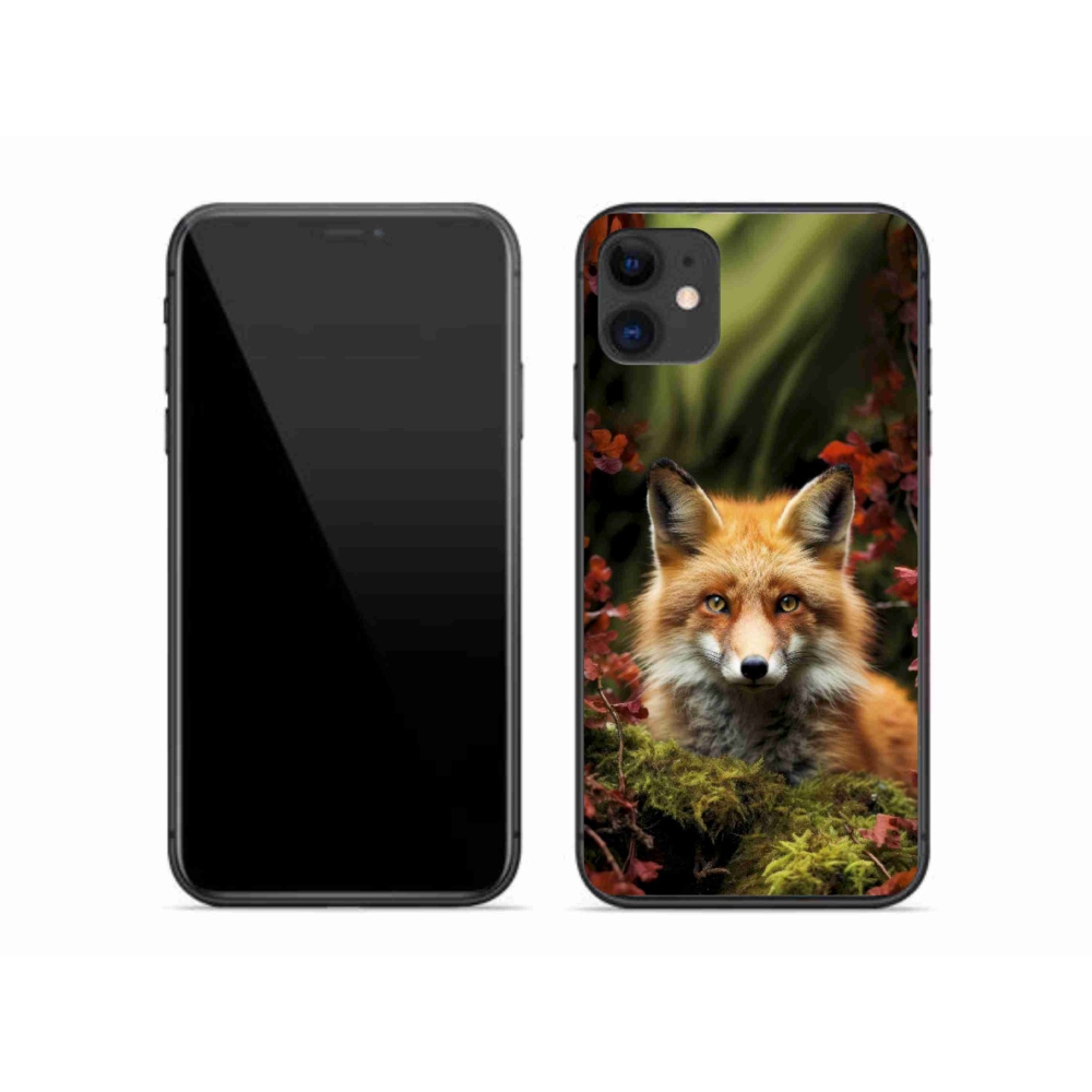 Gélový kryt mmCase na iPhone 11 - líška v lese