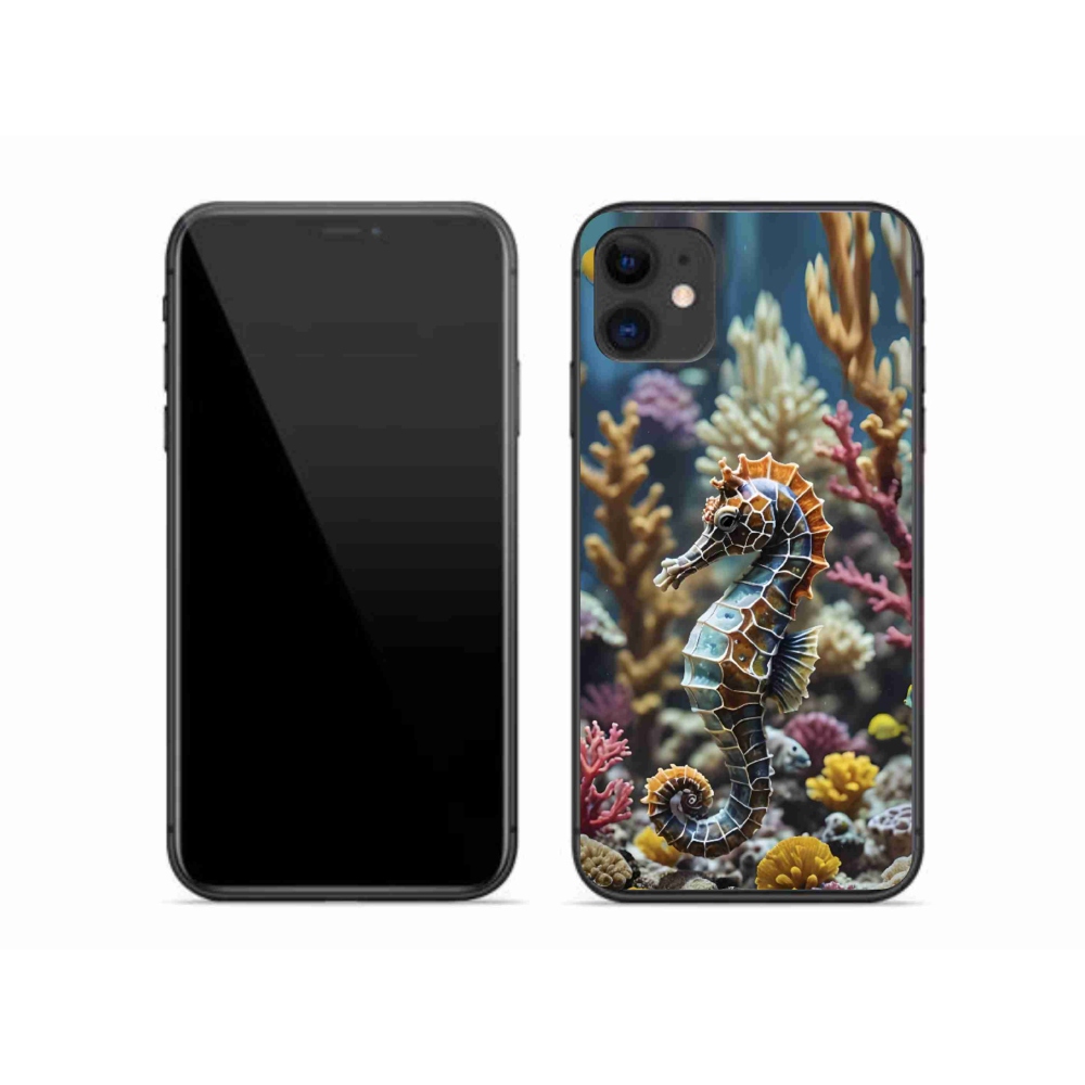 Gélový kryt mmCase na iPhone 11 - morský koník 2