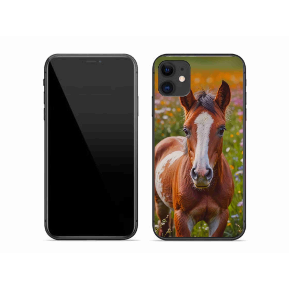 Gélový kryt mmCase na iPhone 11 - roztomilé žriebä