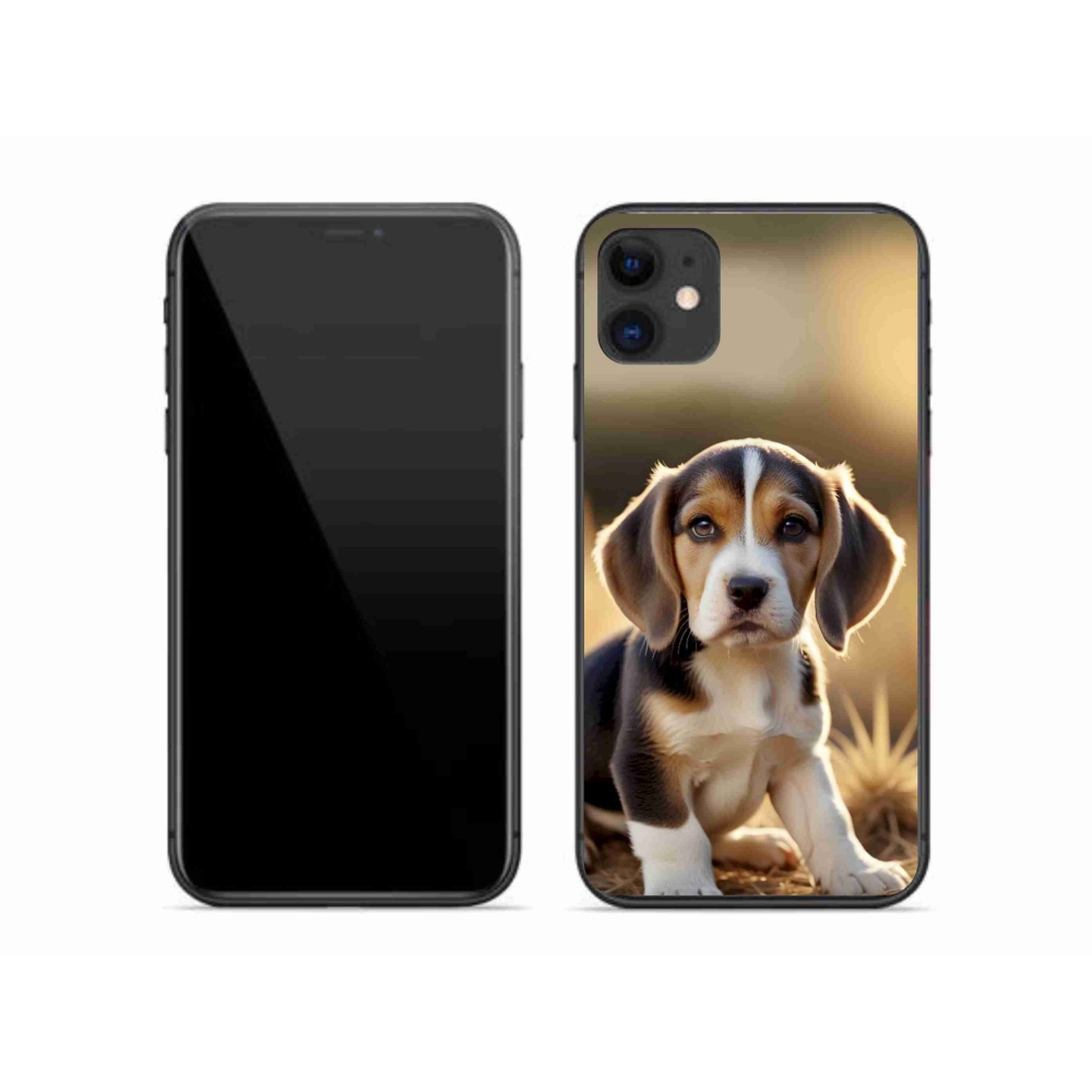 Gélový kryt mmCase na iPhone 11 - roztomilý bígl