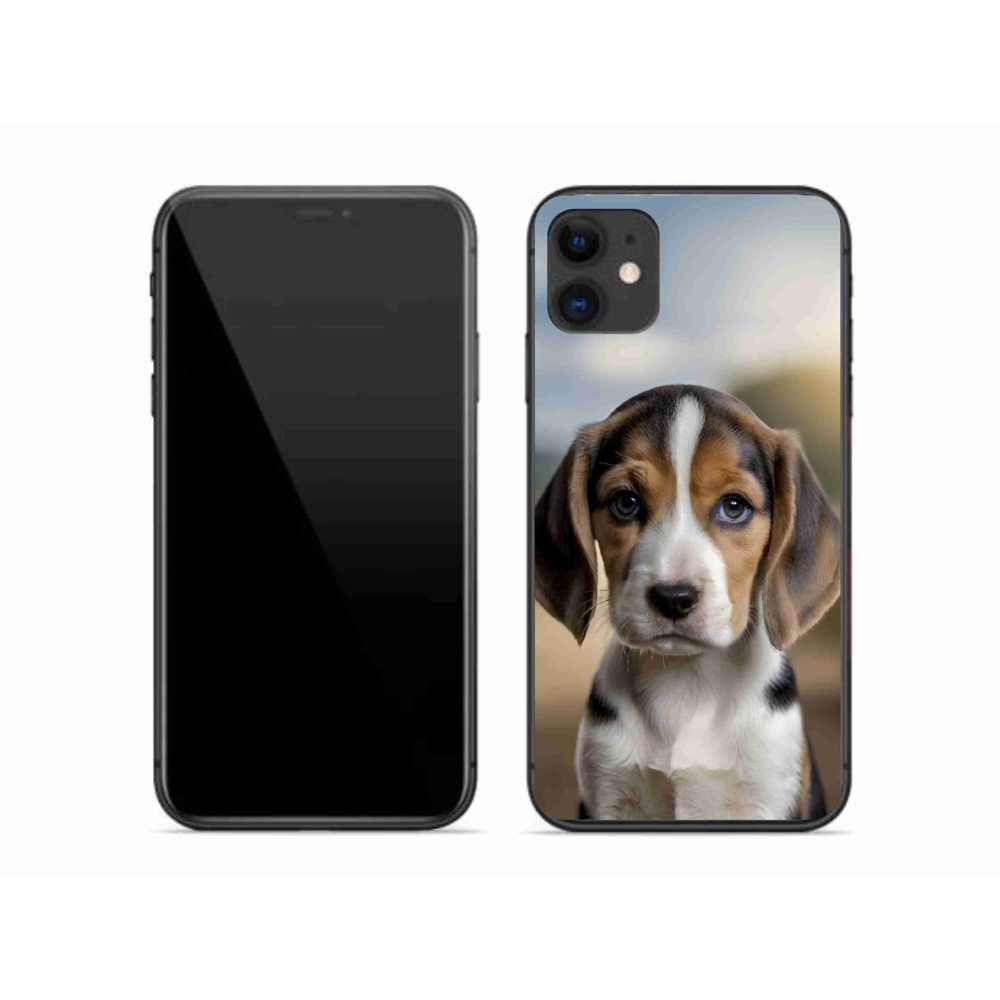 Gélový kryt mmCase na iPhone 11 - roztomilý bígl