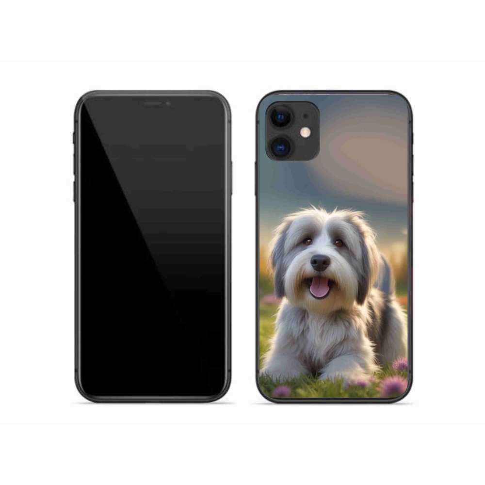 Gélový kryt mmCase na iPhone 11 - roztomilý havanský psík