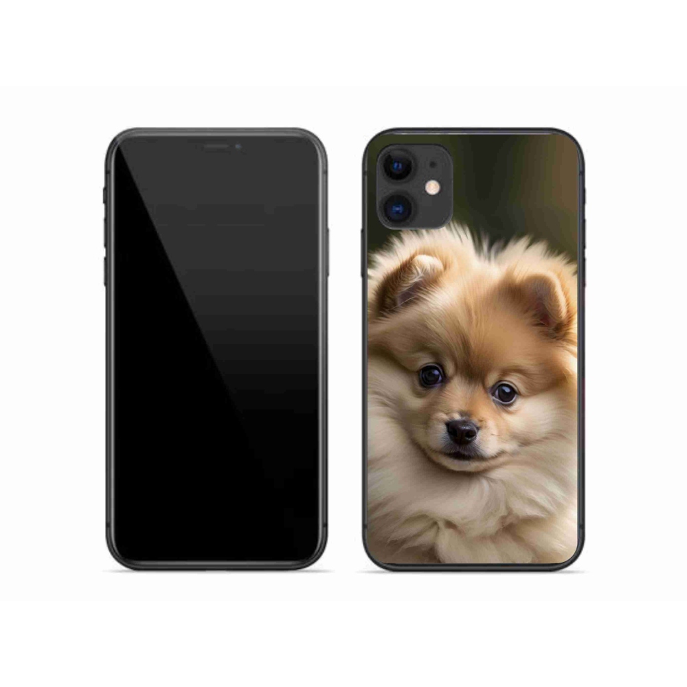 Gélový kryt mmCase na iPhone 11 - roztomilý pomeranian 2