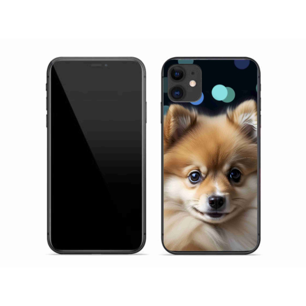 Gélový kryt mmCase na iPhone 11 - roztomilý pomeranian