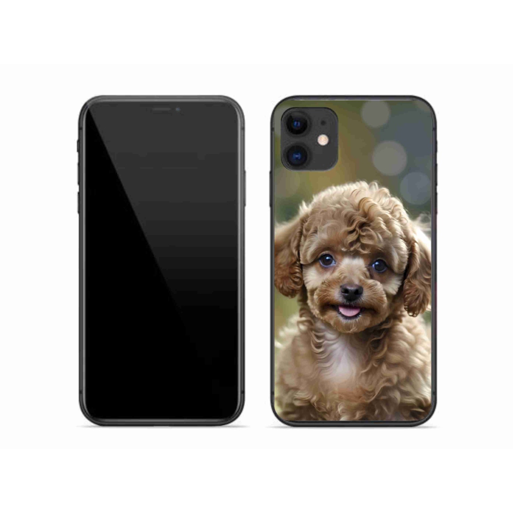 Gélový kryt mmCase na iPhone 11 - roztomilý pudel