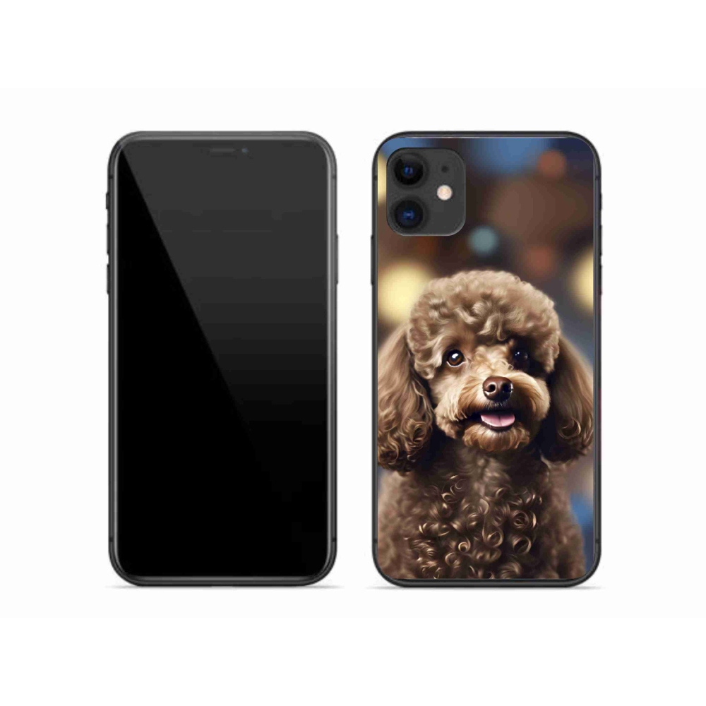 Gélový kryt mmCase na iPhone 11 - roztomilý pudel