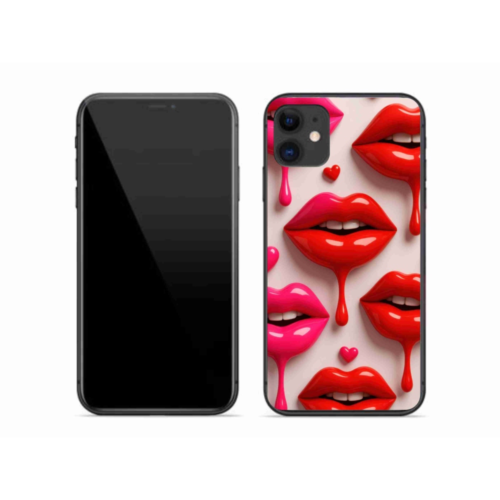 Gélový kryt mmCase na iPhone 11 - pery 2