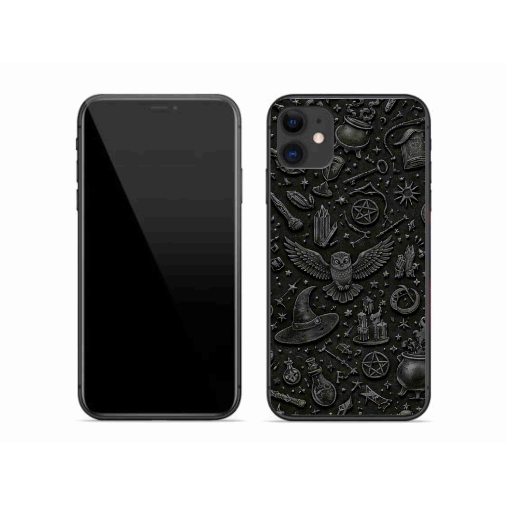 Gélový kryt mmCase na iPhone 11 - tmavý magický svet