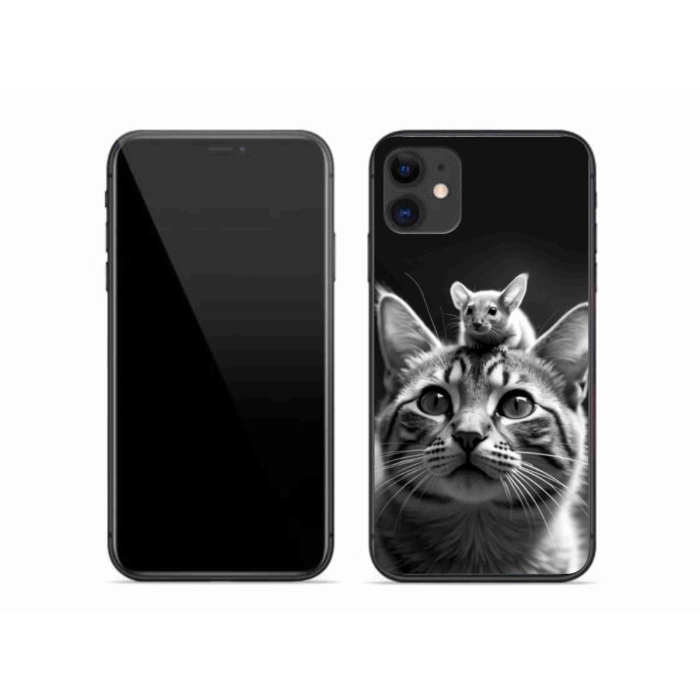 Gélový kryt mmCase na iPhone 11 - zvieracie priateľstvo 2