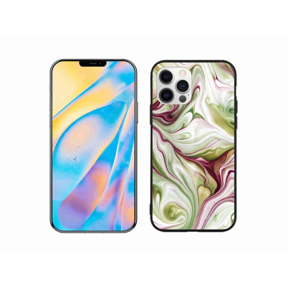 Gélový kryt mmCase na iPhone 12 - abstraktný motív 36