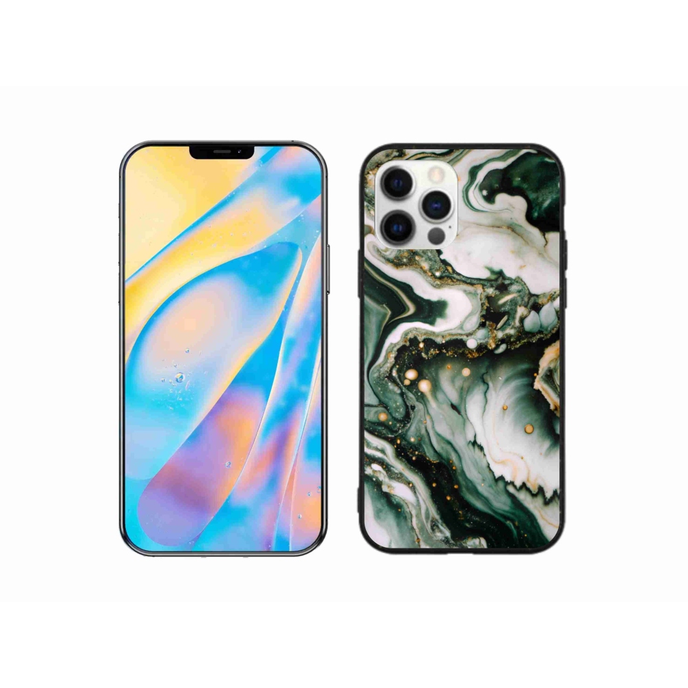 Gélový kryt mmCase na iPhone 12 - abstraktný motív 38