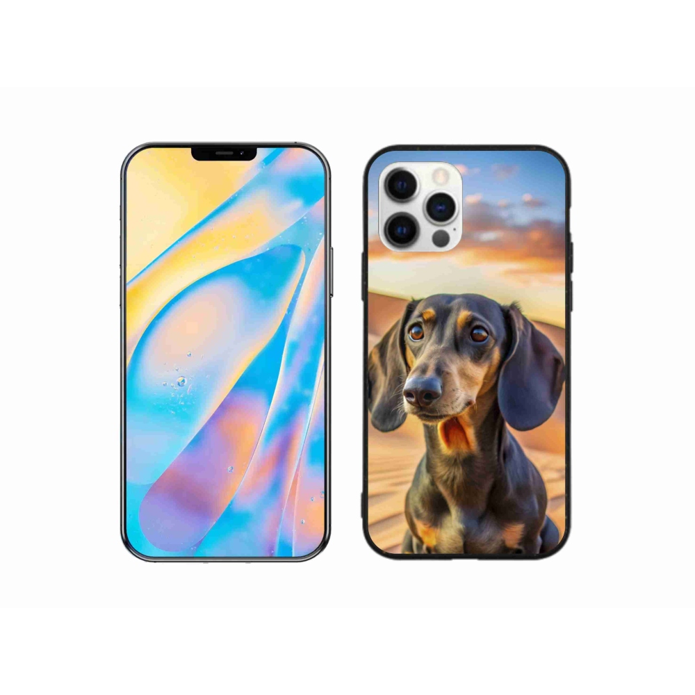 Gélový kryt mmCase na iPhone 12 - jazvečík 3