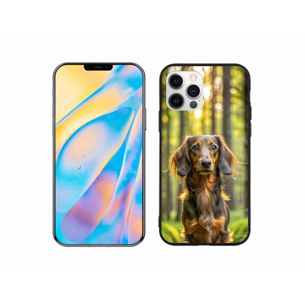 Gélový kryt mmCase na iPhone 12 - jazvečík 4