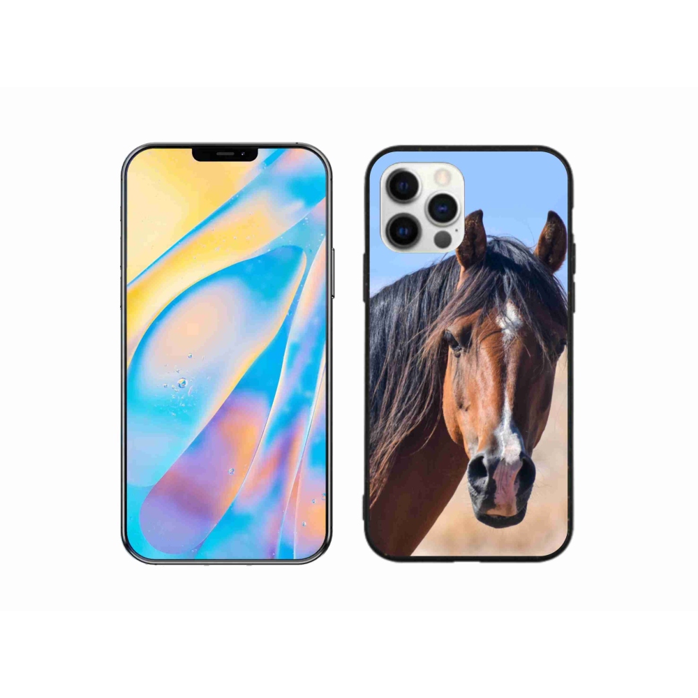Gélový kryt mmCase na iPhone 12 - pokojný kôň