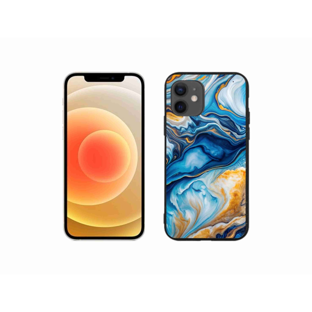 Gélový kryt mmCase na iPhone 12 Mini - abstraktný motív 34