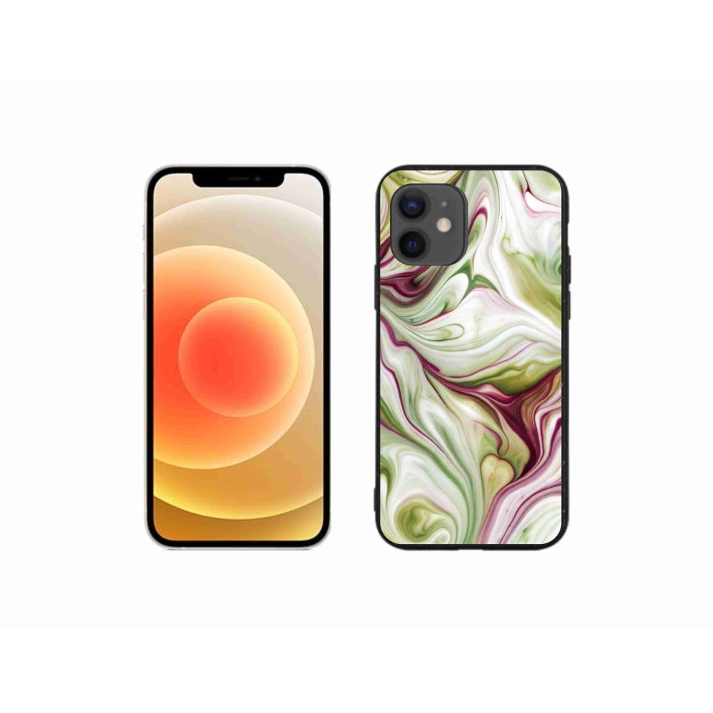 Gélový kryt mmCase na iPhone 12 Mini - abstraktný motív 36