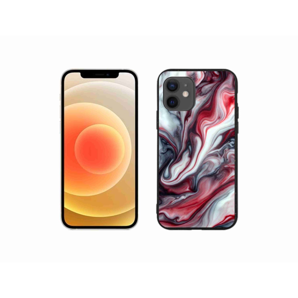 Gélový kryt mmCase na iPhone 12 Mini - abstraktný motív 37