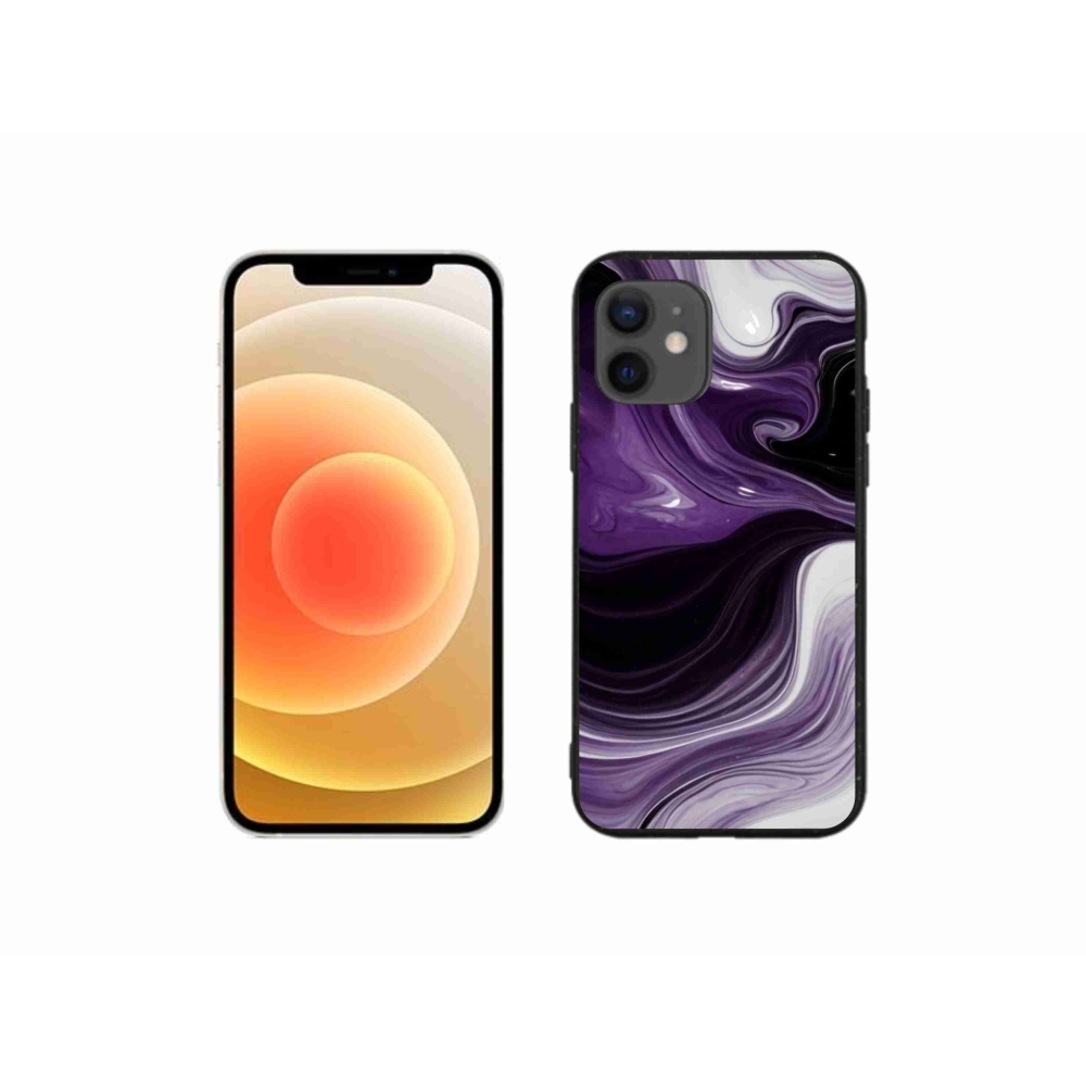 Gélový kryt mmCase na iPhone 12 Mini - abstraktný motív 46