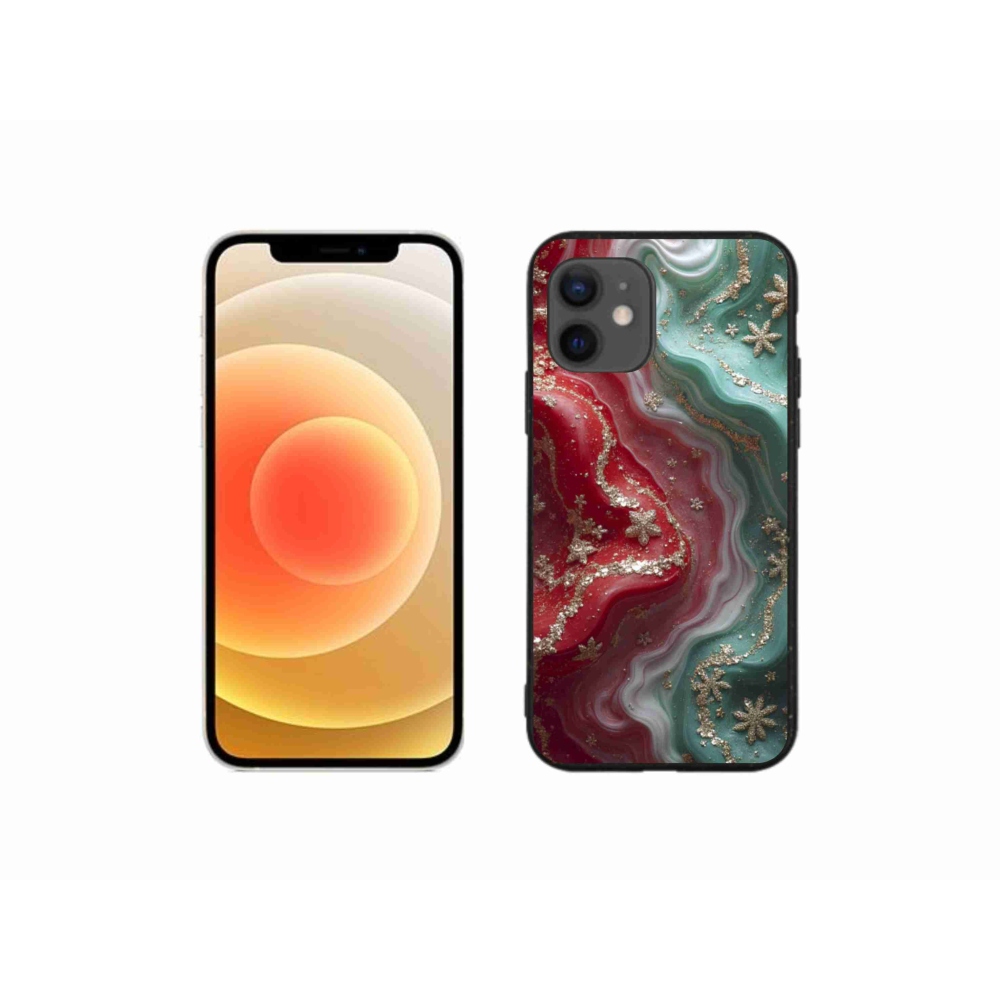 Gélový kryt mmCase na iPhone 12 Mini - abstraktný motív 54