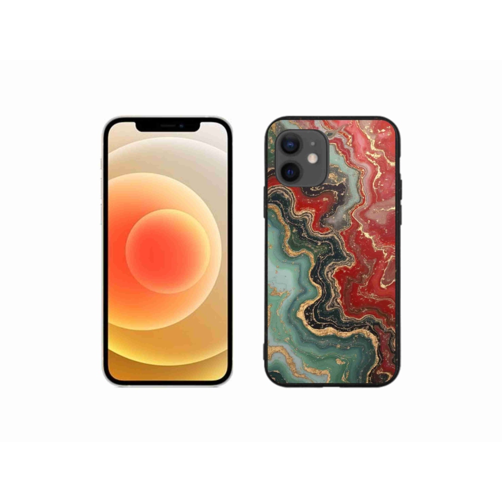 Gélový kryt mmCase na iPhone 12 Mini - abstraktný motív 55